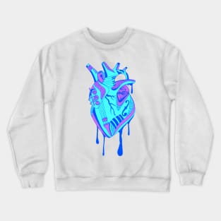 Blue Musical Heart Crewneck Sweatshirt